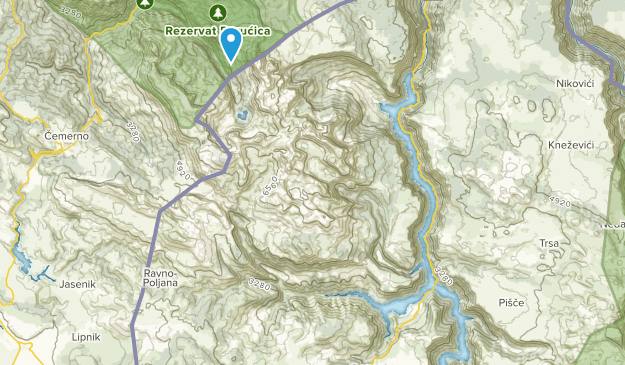 Plužine, Plužine Map