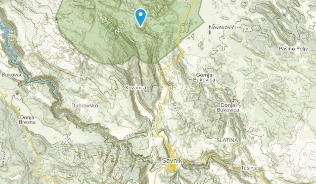 Šavnik, Šavnik Map