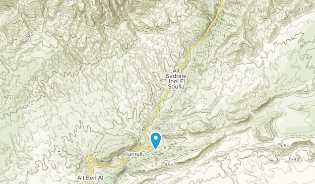 Ait Sedrate Jbel El Soufla, Marruecos Map
