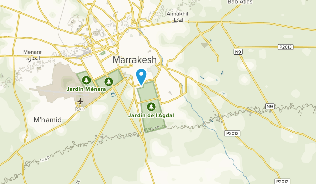 Douar Sidi Youssef Ben Ali, Marrakech - Tensift - Al Haouz Map