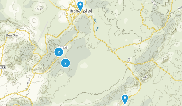 Ifrane, Marrakech - Tensift - Al Haouz Map
