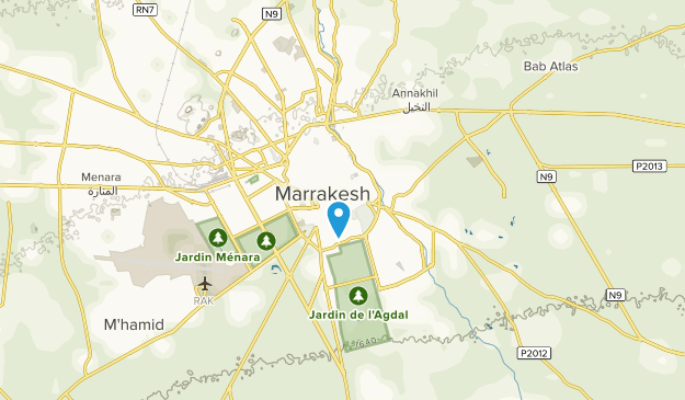 Marrakesh, Marrakech - Tensift - Al Haouz Map