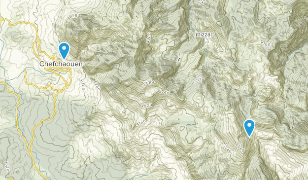 Chefchaouen, Tanger-Tétouan Map