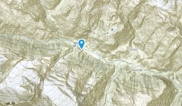 Bhraka, Gandaki Pradesh Map