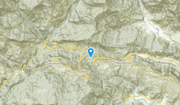 Dhikure Pokhari, Gandaki Pradesh Map