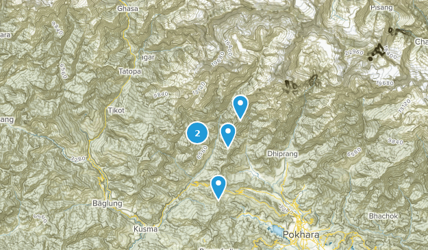 Ghandruk, Gandaki Pradesh Map