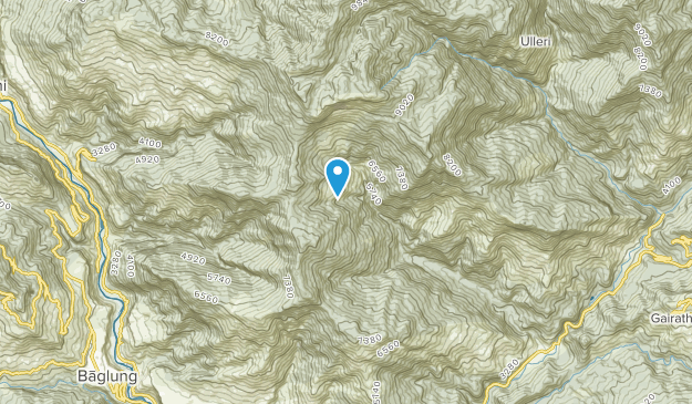 Kyang, Gandaki Pradesh Map