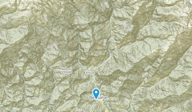Taghring, Gandaki Pradesh Map
