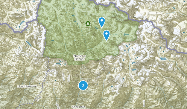 Khumjung, Province 1 Map
