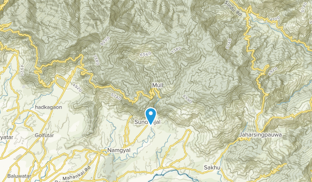 Sundari̇̄jal, Province 3 Map