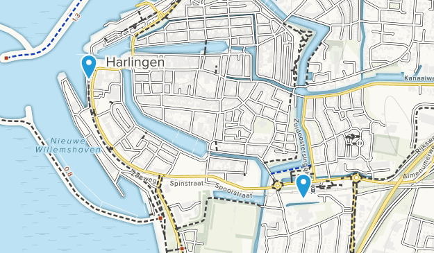 Harlingen, Provinz Friesland Map