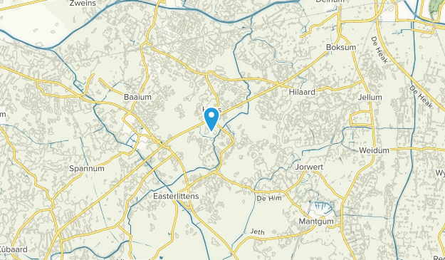 Leons, Friesland Map