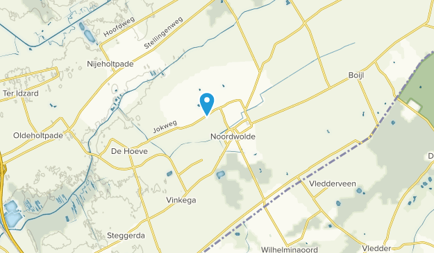 Noordwolde, Friesland Map