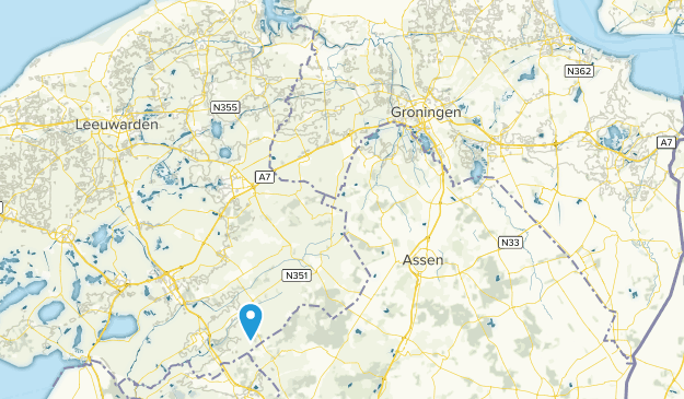 Noordwolde, Groningue Map