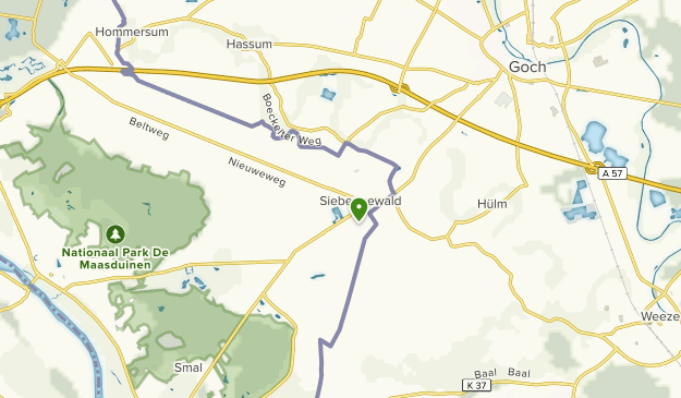 Siebengewald, Limburg Map