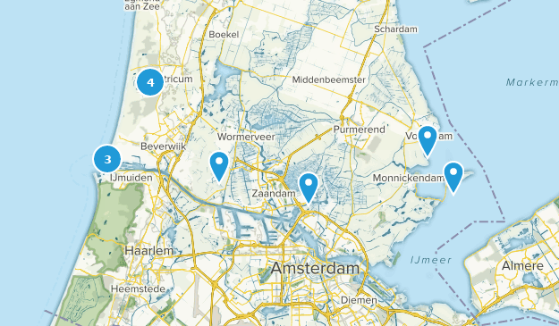, North Holland Map