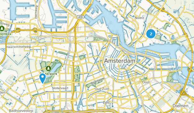 Amsterdam, North Holland Map
