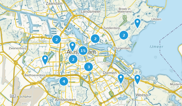 Amsterdam, North Holland Map