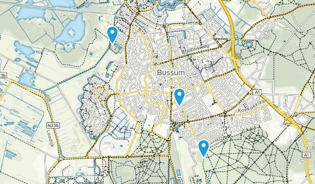 Bussum, North Holland Map