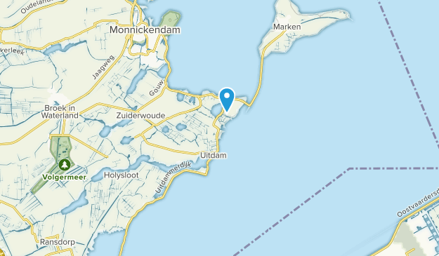 Uitdam, North Holland Map