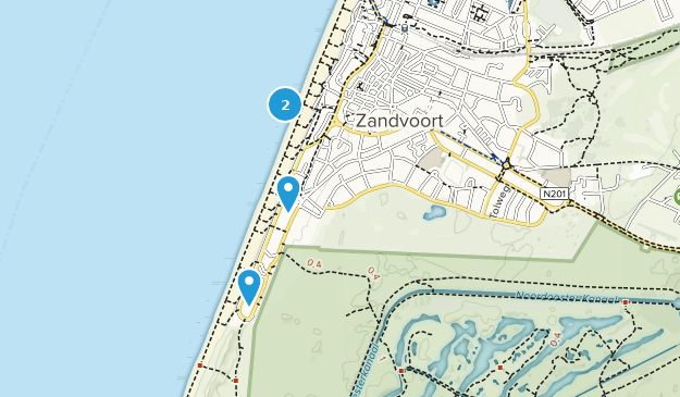 Zandvoort, North Holland Map