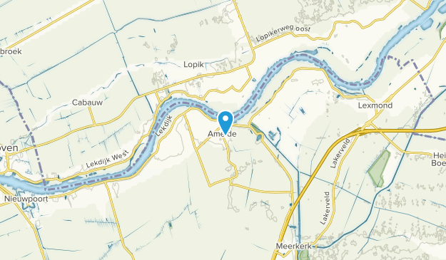 Ameide, Hollande-Méridionale Map