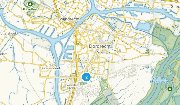 Dordrecht, Hollande-Méridionale Map