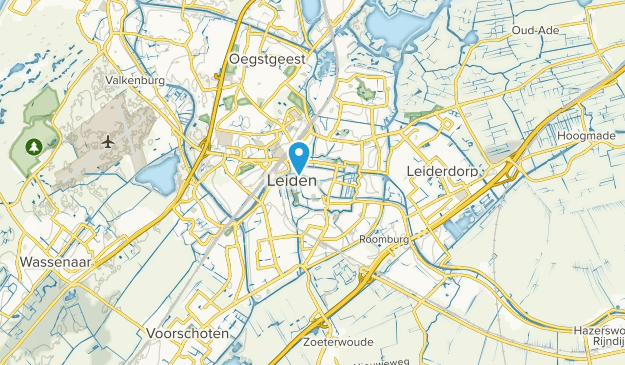 Leyde, Hollande-Méridionale Map