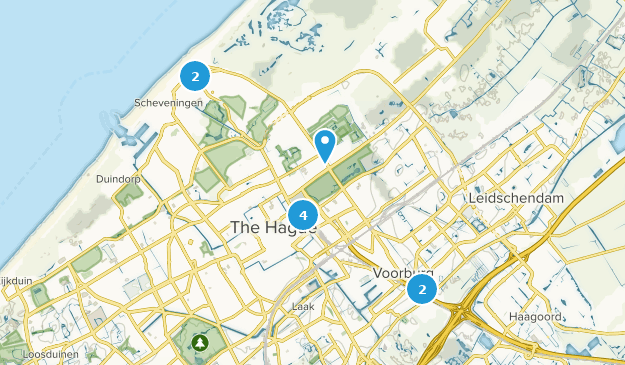 The Hague, South Holland Map