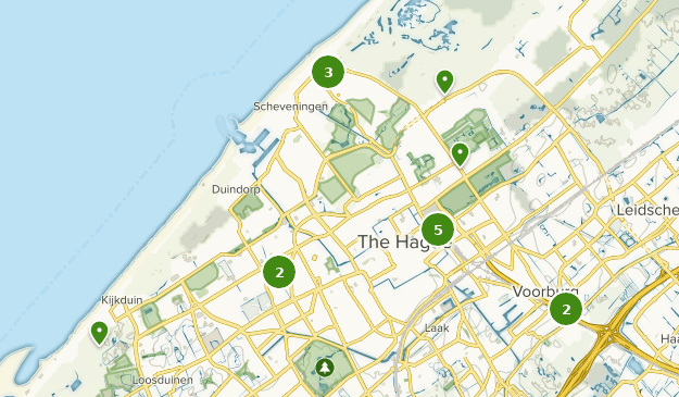 The Hague, South Holland Map