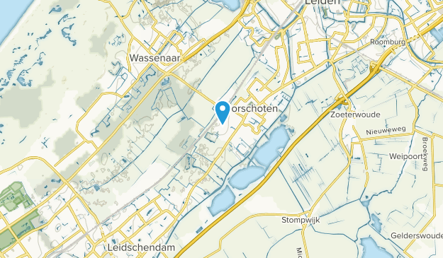 Voorschoten, Holanda Meridional Map