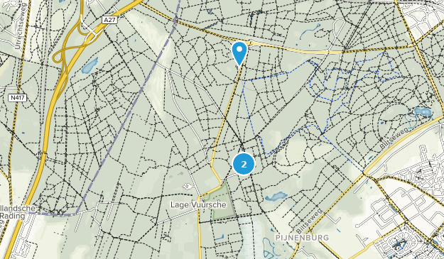 Lage Vuursche, Provinz Utrecht Map