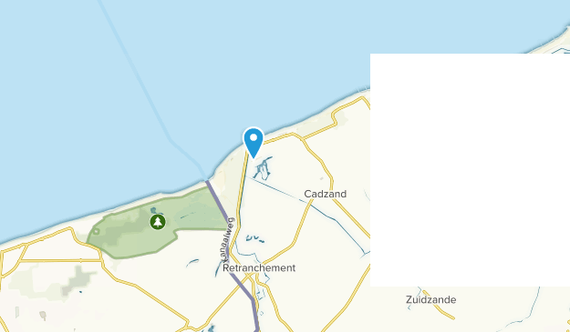 Cadzand, Zélande Map