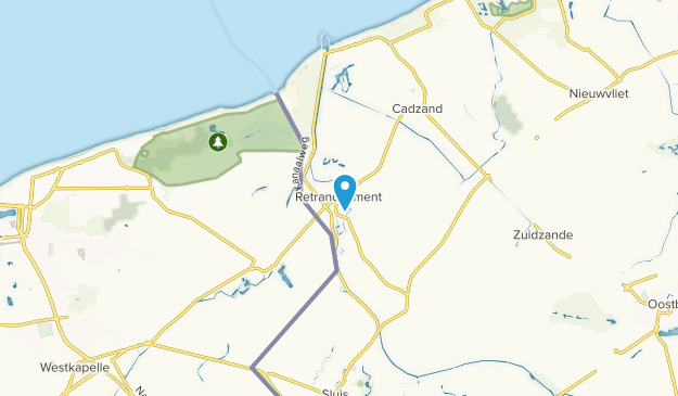 Retranchement, Zeeland Map