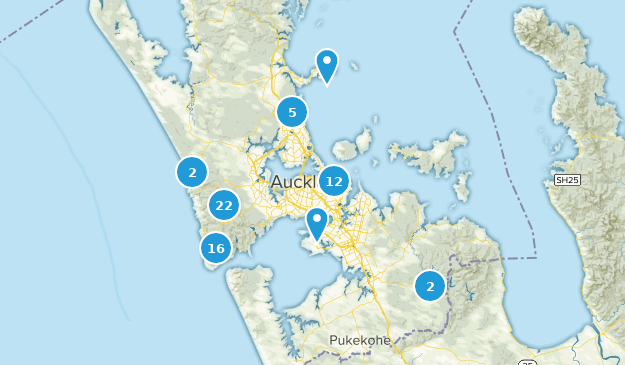 Auckland, Auckland Map
