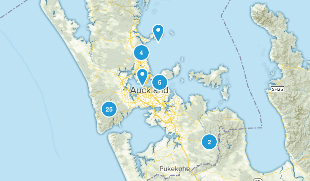 Auckland, Auckland Region Map