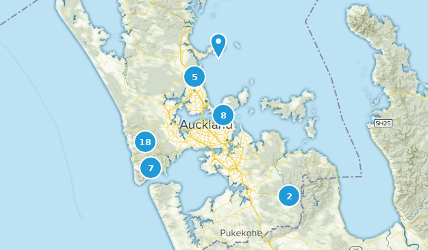 Auckland, Aukland Map