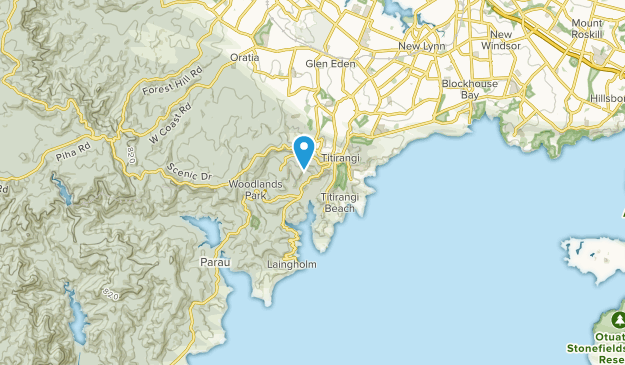 Titirangi, Aukland Map