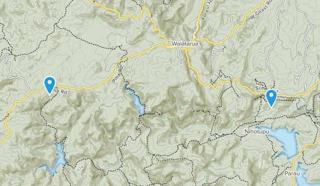 Waiatarua, Aukland Map