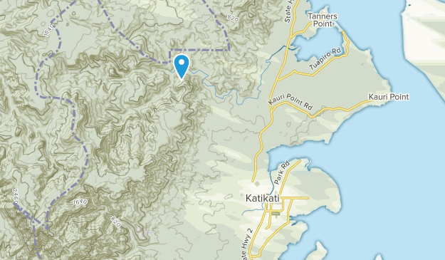 Katikati, Bay of Plenty Map