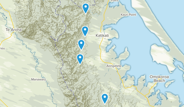 Katikati, Bay of Plenty Map