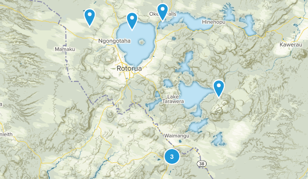 Oturoa, Bay of Plenty Region Map