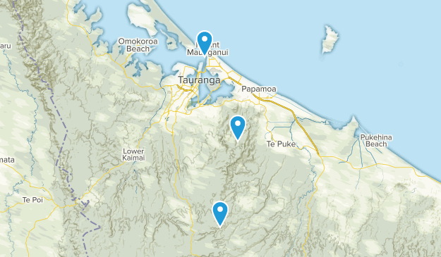 Upper Papamoa, Bay of Plenty Region Map