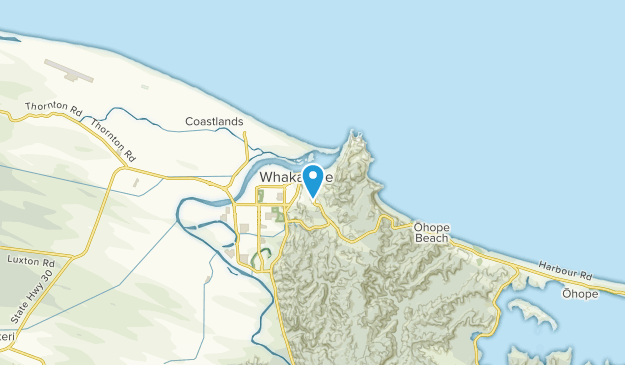 Whakatane, Bay of Plenty Region Map