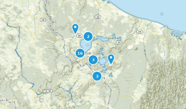 Rotorua, Bay of Plenty Map