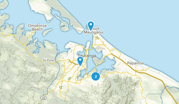 Tauranga, Bay of Plenty Map