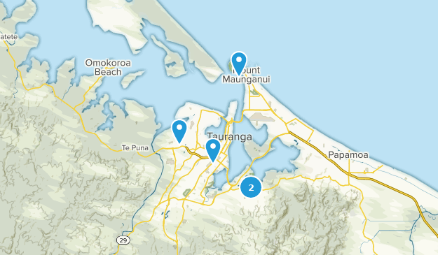 Tauranga, Bay of Plenty Map