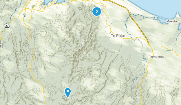 Te Puke, Bay of Plenty Map