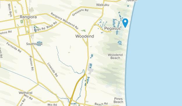 Kaiapoi, Canterbury Map