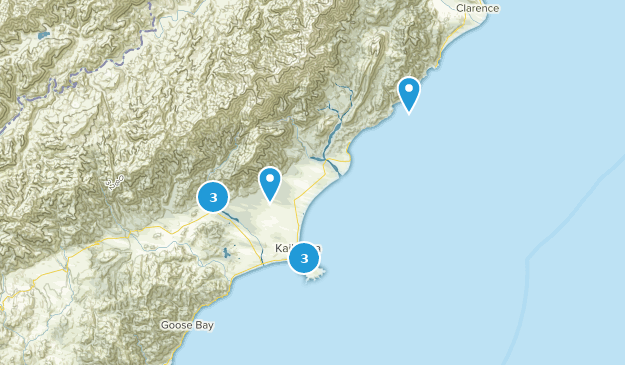 Kaikoura, Canterbury Map